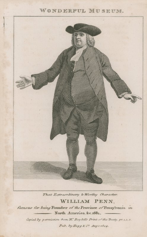 Portrett av William Penn av English School
