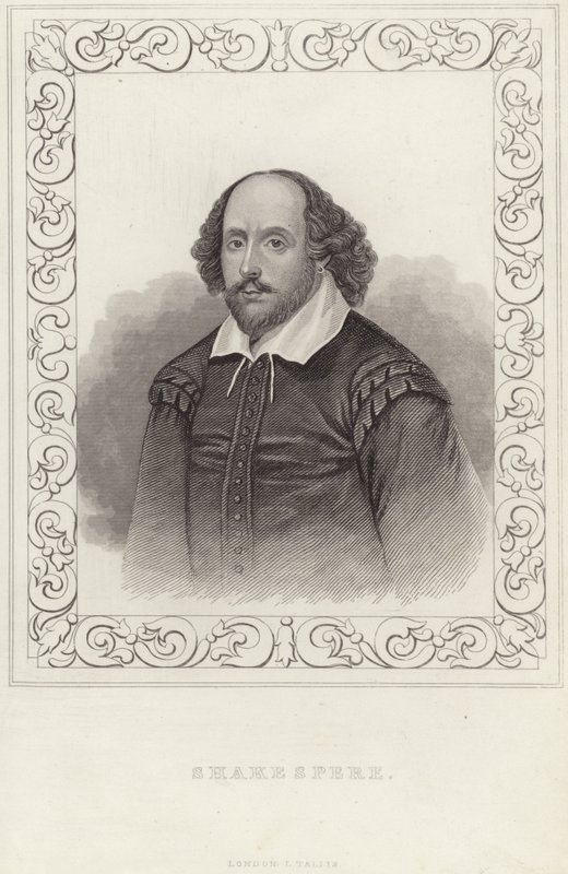 Portrett av William Shakespeare av English School
