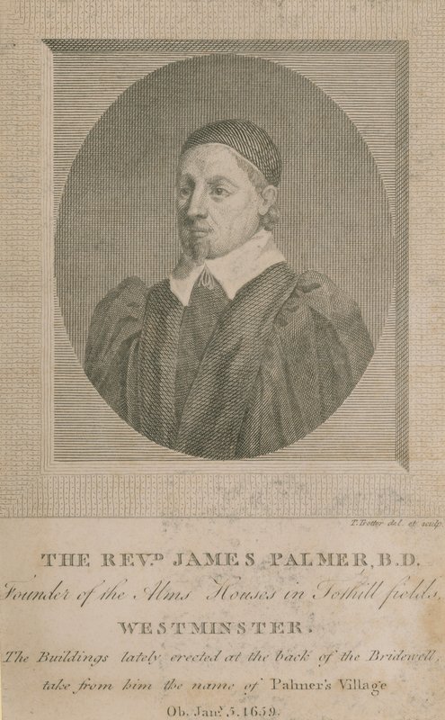 Portrett av pastor James Palmer av English School