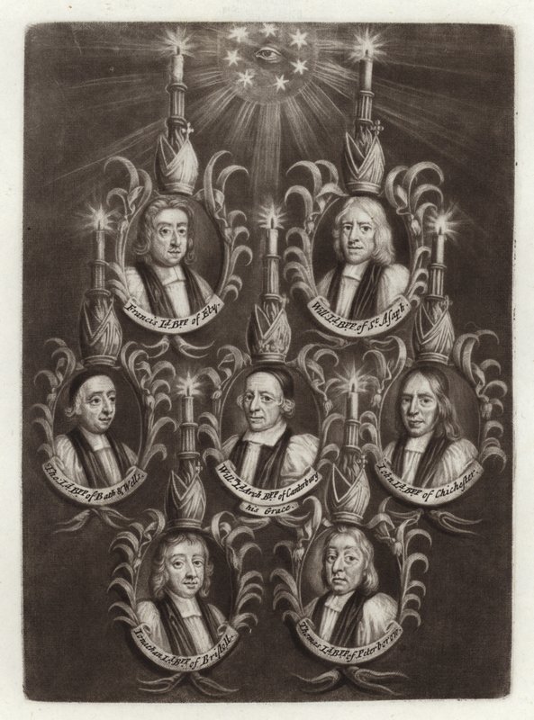 Portrett av de syv biskopene av English School
