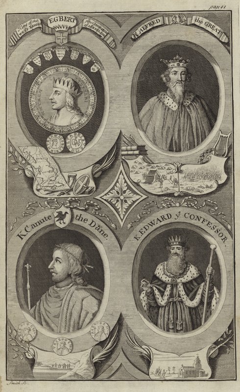 Portretter av Kings of England av English School
