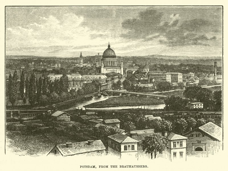 Potsdam, fra Brauhausberg av English School