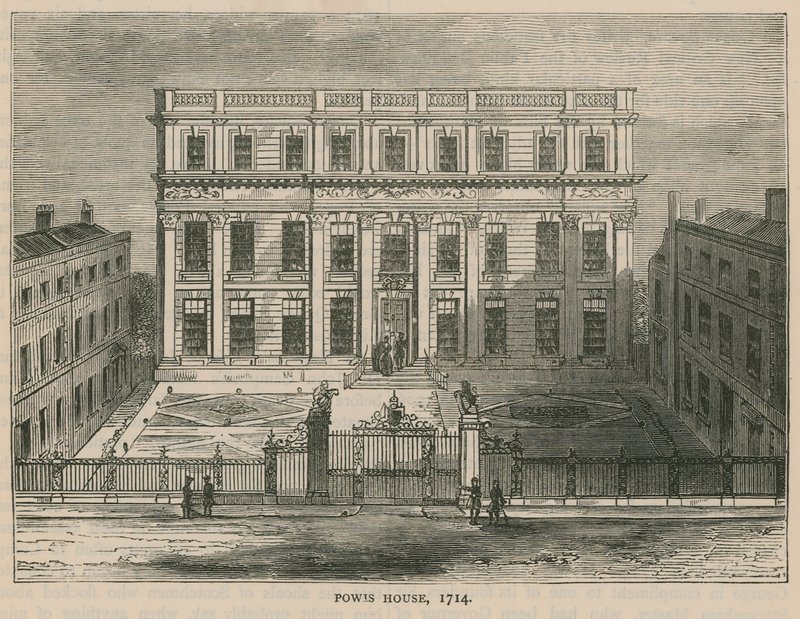 Powis House, London, i 1714 av English School
