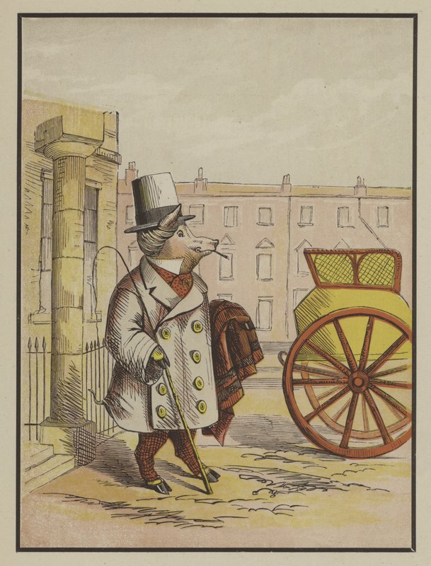 Precocious Piggy (farge litho) av English School
