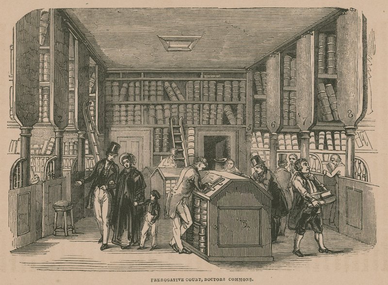 Prerogative Court, Doctors Common, London av English School