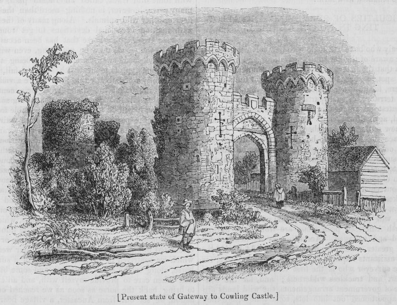 Nåværende tilstand av Gateway to Cowling Castle av English School