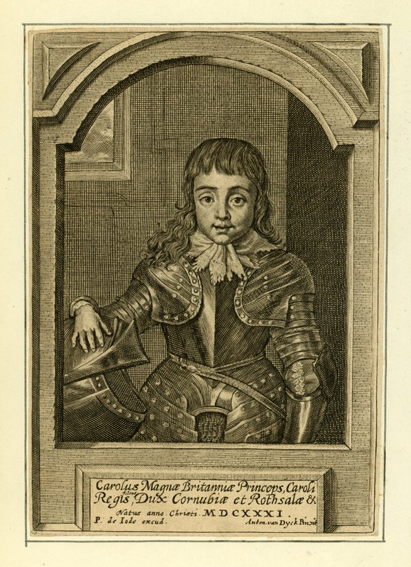 Prins Charles, fremtidige kong Charles II av English School