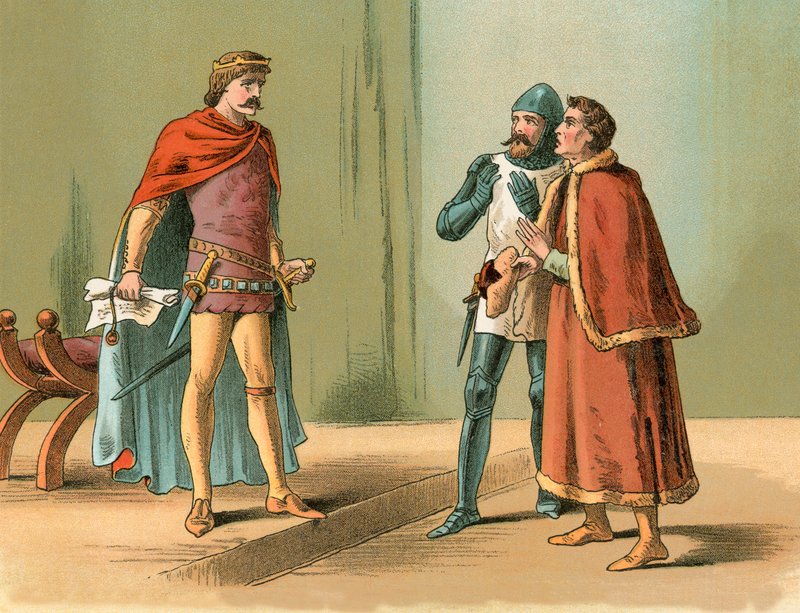 Prins Edward, den svarte prinsen og kong Charles sine budbringere av English School