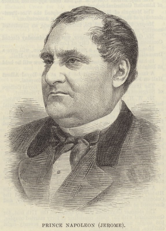 Prins Napoleon (Jerome) (gravering) av English School