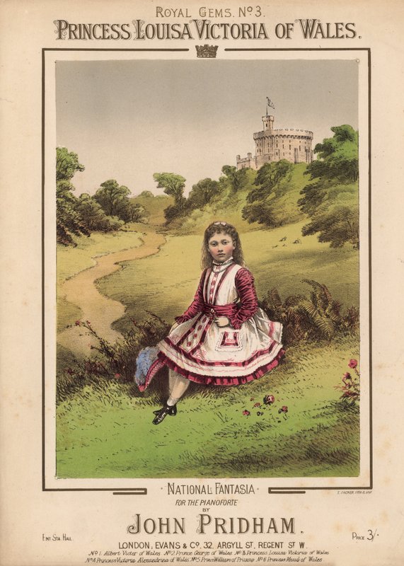 Prinsesse Louisa Victoria av Wales av English School