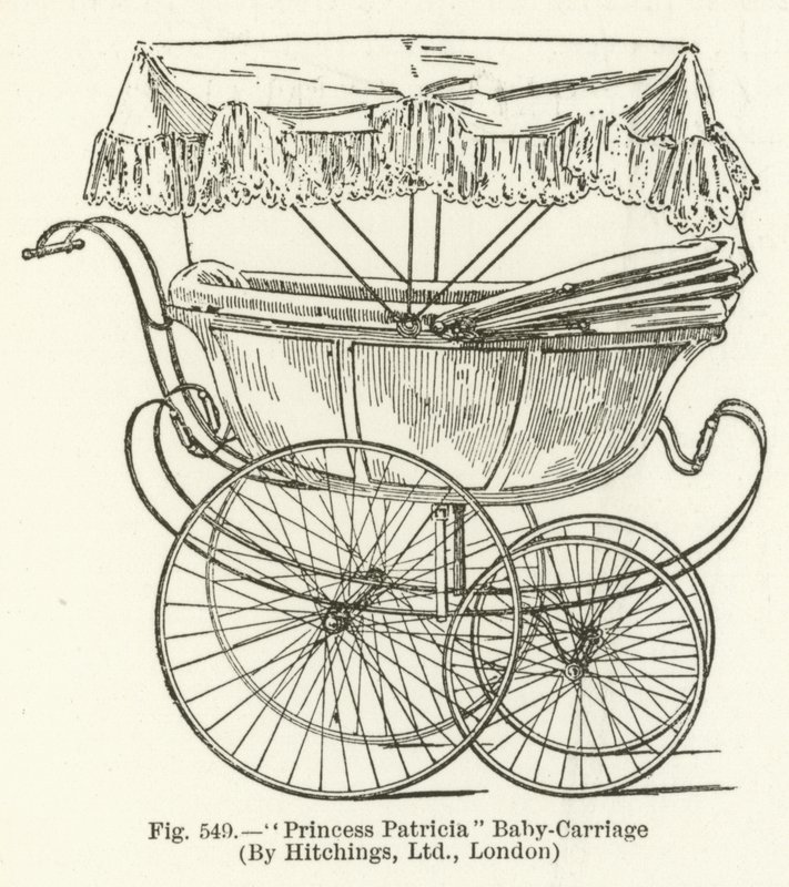 Prinsesse Patricia Baby-Carriage, av Hitchings, London av English School