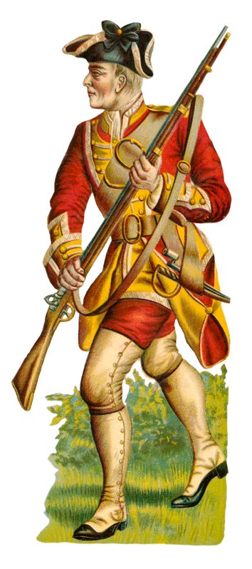 Menig på 35. fot, tid til kong George II av English School