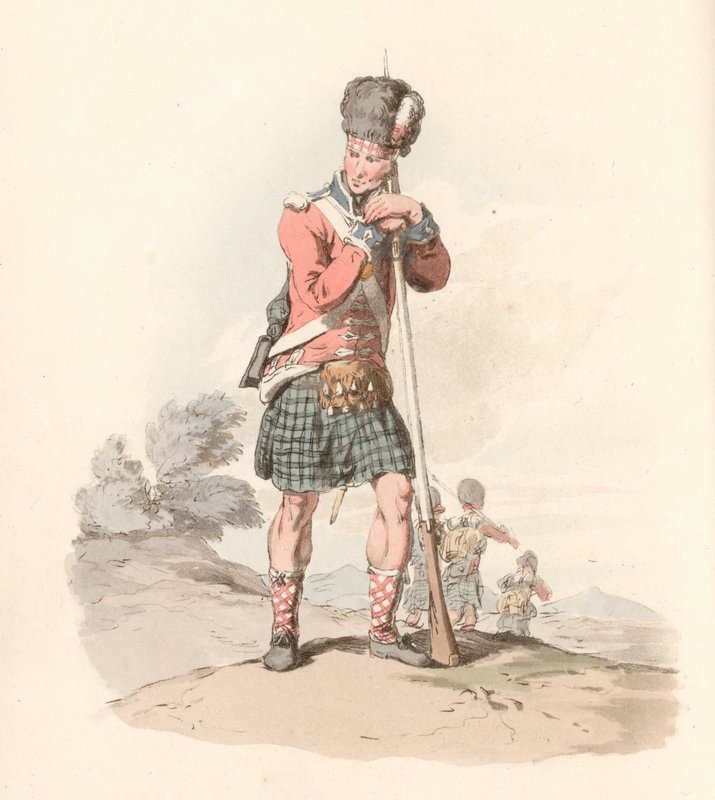 Menig ved 42. regiment av English School