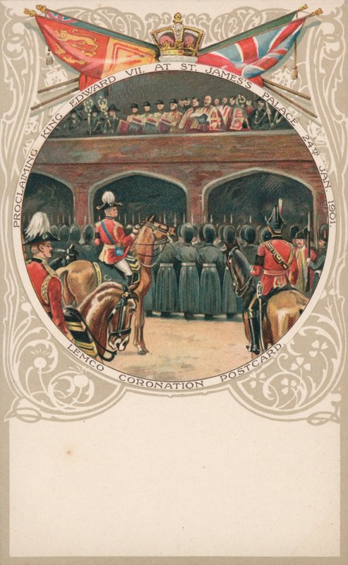 Proklamerte kong Edward VII ved St James