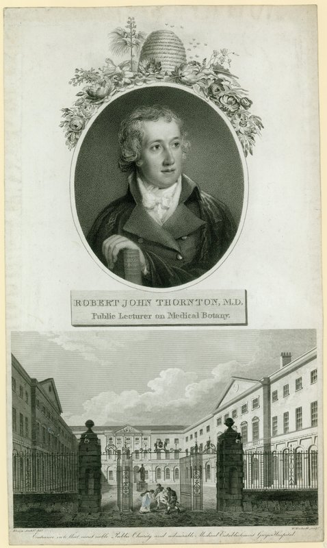 Professor John Thornton, offentlig foreleser i medisinsk botanikk av English School