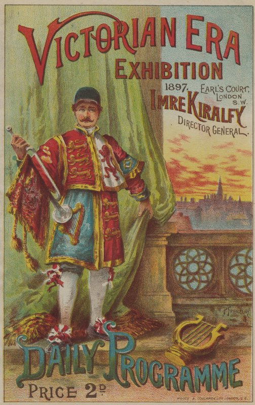 Program for Victorian Era Exhibition, 1897, ved Earls Court av English School