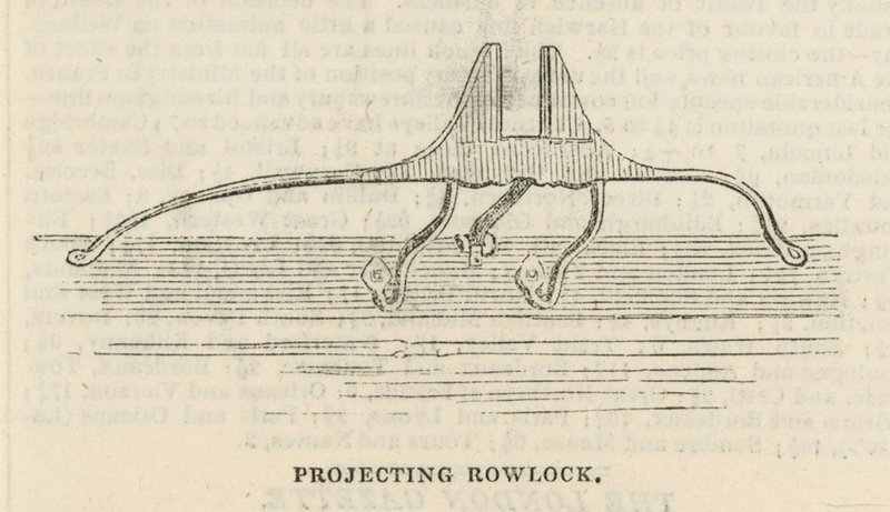Projiserer rowlock av English School