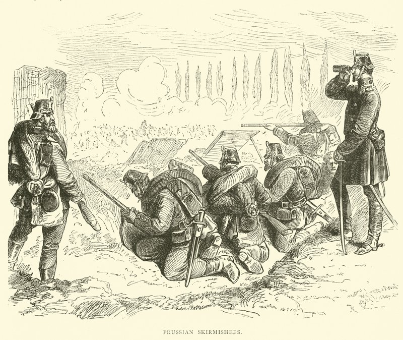 Preussiske trefninger, februar 1871 av English School