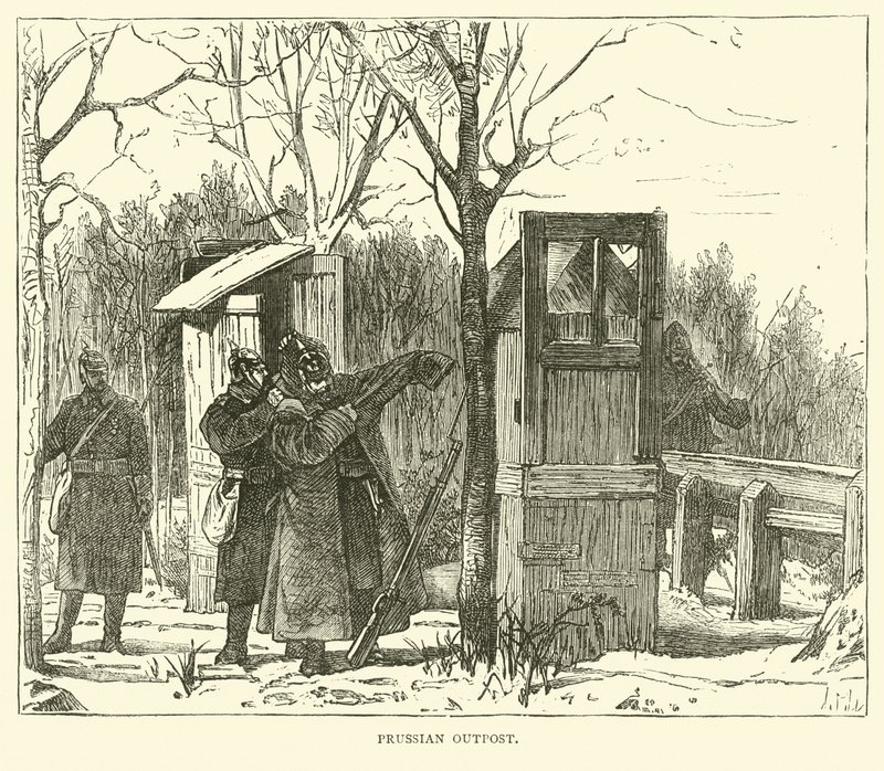 Den prøyssiske utposten, september 1870 av English School