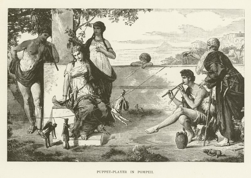 Dukkespiller i Pompeii av English School