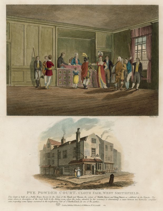 Pye Powder Court, Cloth Fair, West Smithfield av English School