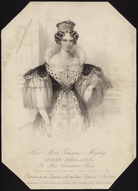 Dronning Adelaide av Storbritannia av English School