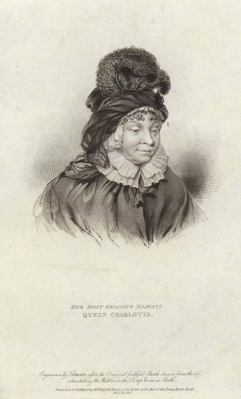 Dronning Charlotte konsort av George III av English School