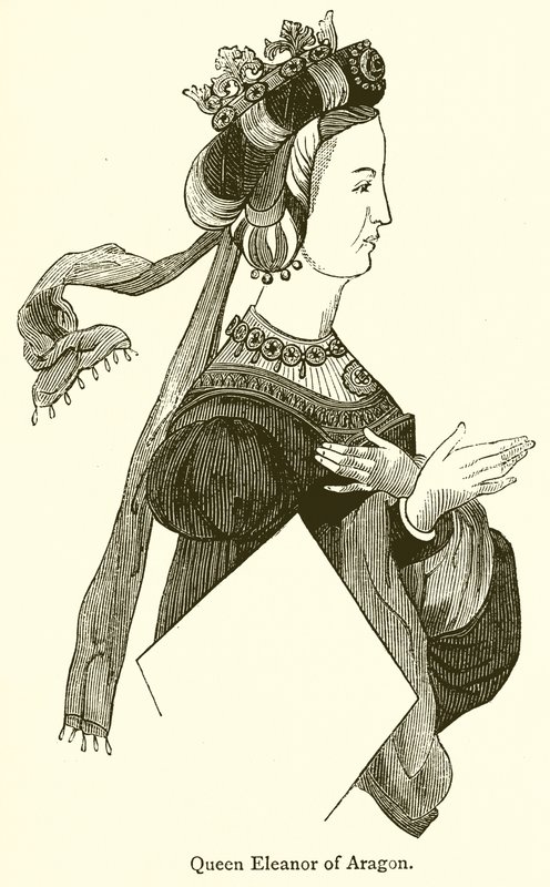 Dronning Eleanor av Aragon av English School
