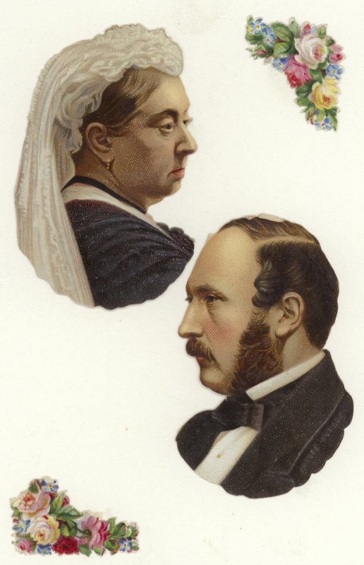 Dronning Victoria og Prins Albert av English School