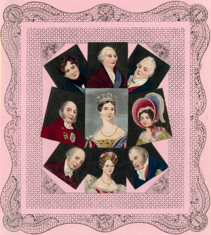 Dronning Victoria og hennes familie av English School