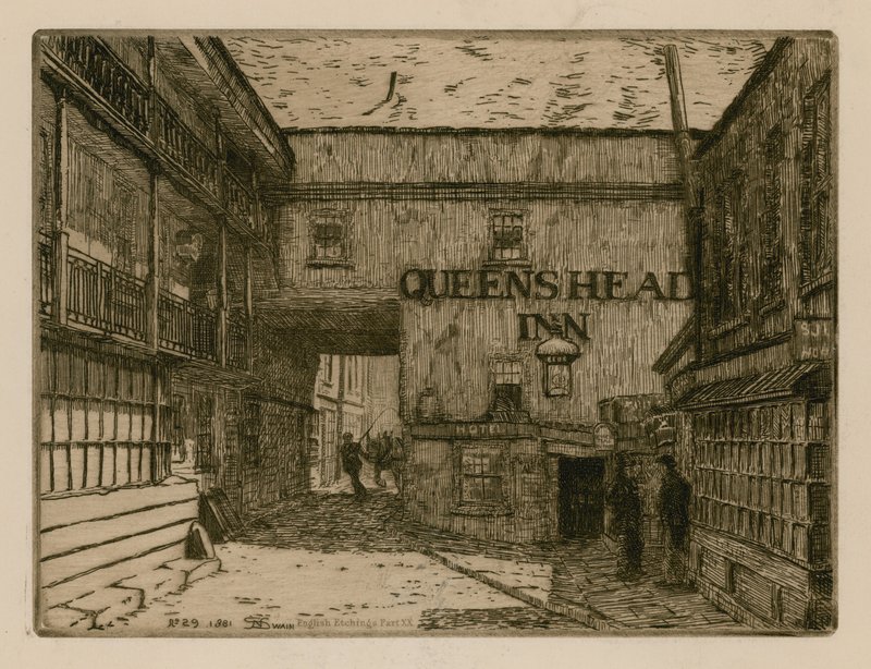 Queens Head, Southwark av English School
