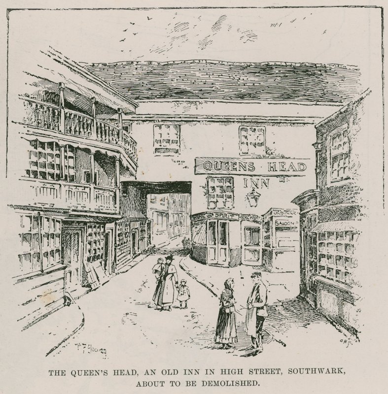 Queens Head, Southwark av English School