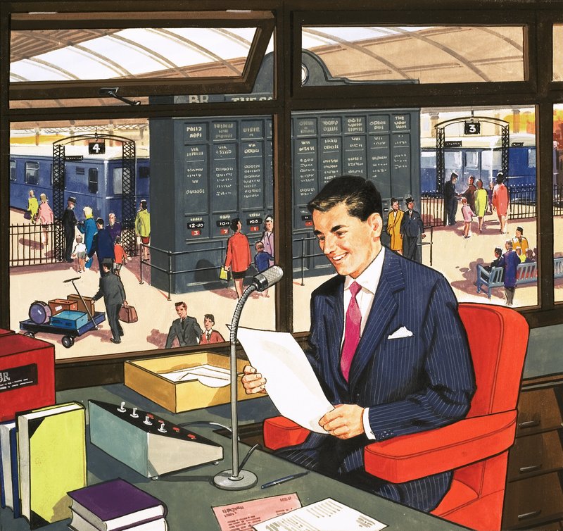 Railway Station Announcer av English School
