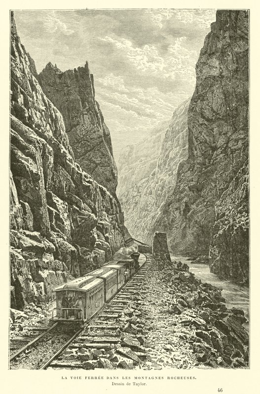 Jernbane i Rocky Mountains, Canada av English School