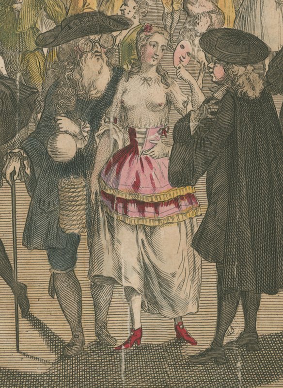 Ranelagh Gardens. Maskerade for den venetianske ambassadøren, 1749 av English School