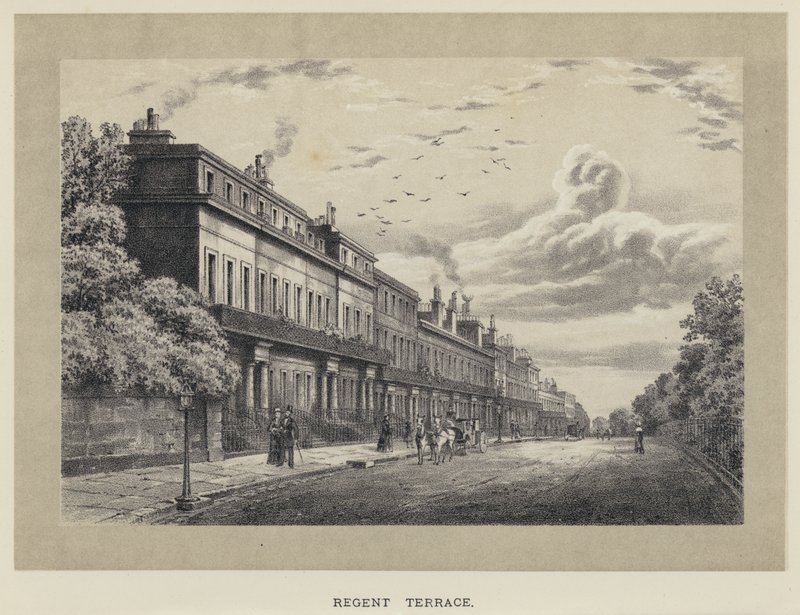 Regent Terrace (gravering) av English School