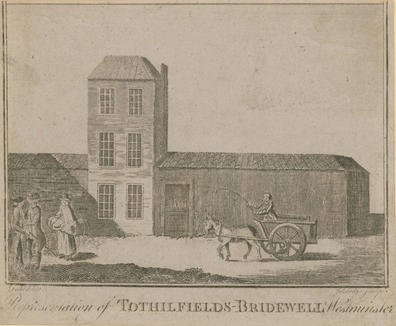 Representasjon av Tothill Fields Bridewell av English School
