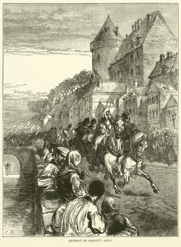 Retreat of Chanzys Army, januar 1871 av English School