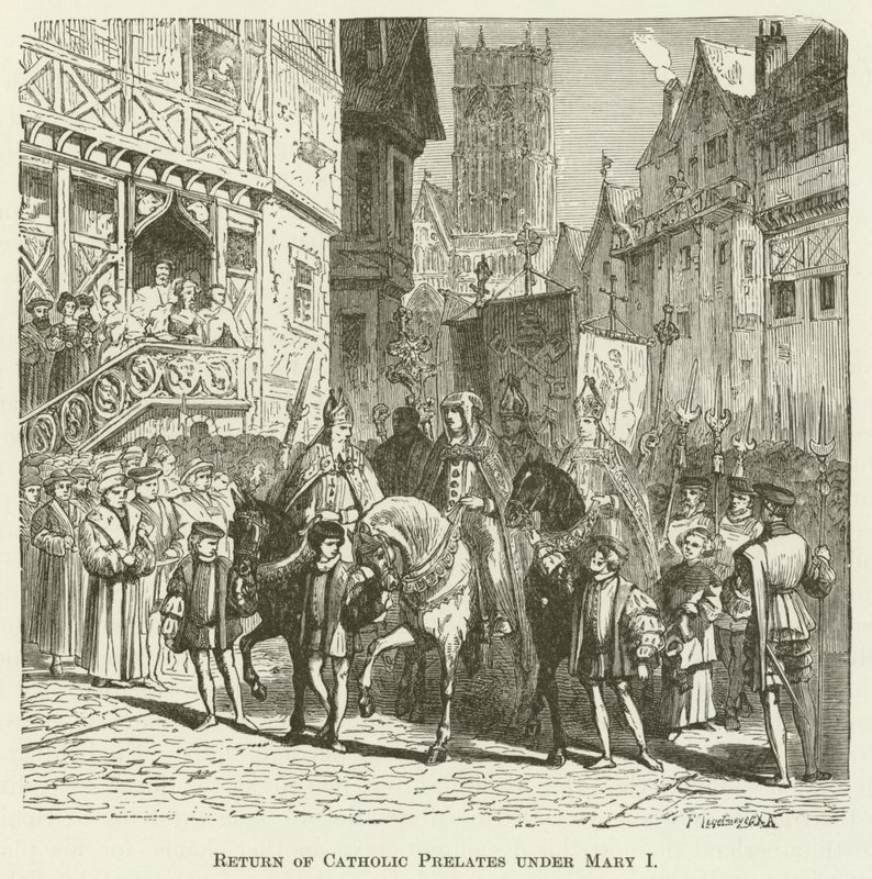 Return of Catholic Prelates under Mary I av English School
