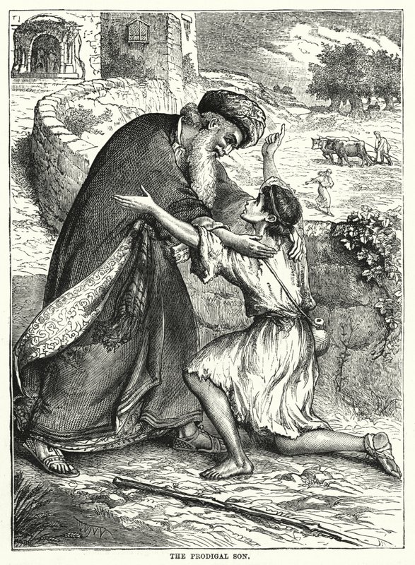 Return of the Prodigal Son av English School