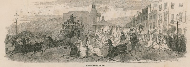 Retur hjem etter Epsom: Kennington Turnpike av English School