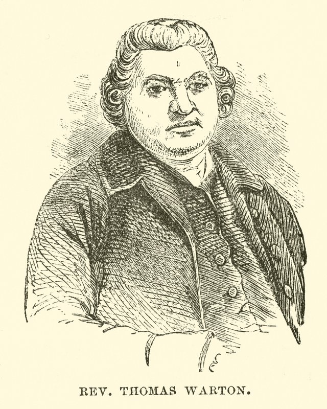 Rev Thomas Warton (gravering) av English School