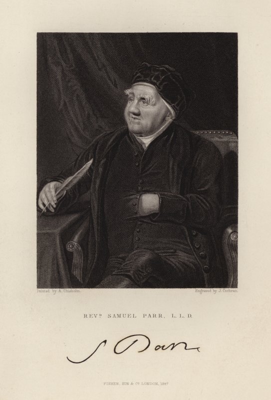 Pastor Samuel Parr av English School