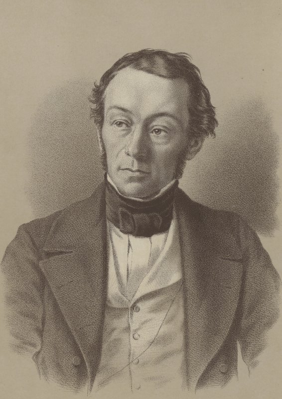 Richard Cobden , britisk produsent og liberal politiker (litho) av English School