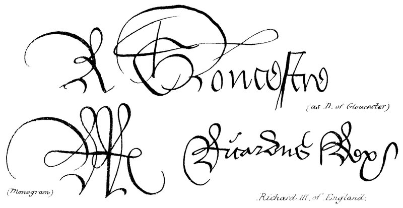 Richard III av England av English School