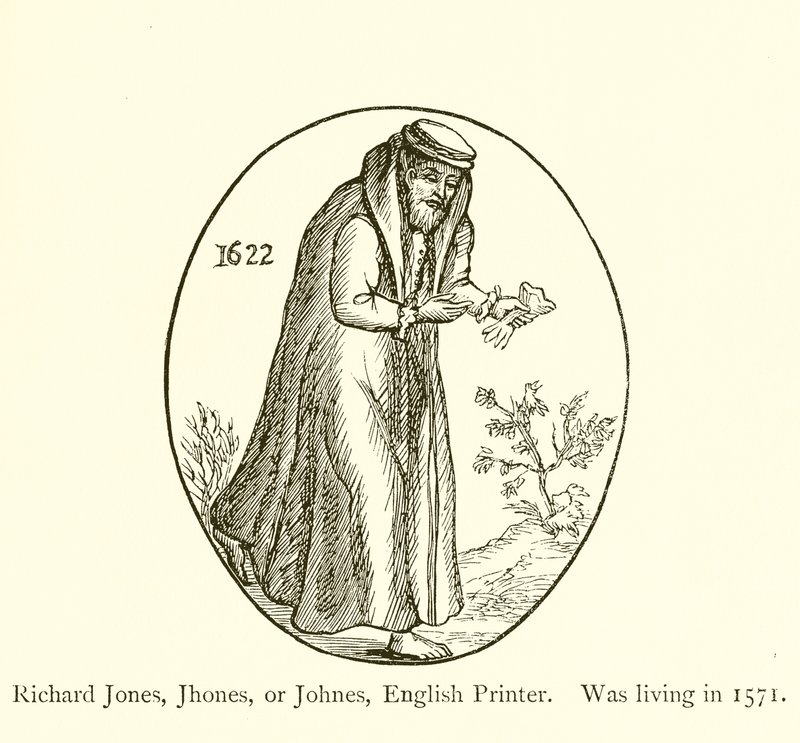 Richard Jones, Jhones, eller Johnes, engelsk trykker, levde i 1571 av English School