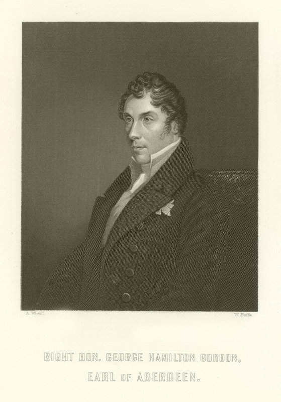 Høyre Hon George Hamilton Gordon, jarl av Aberdeen av English School