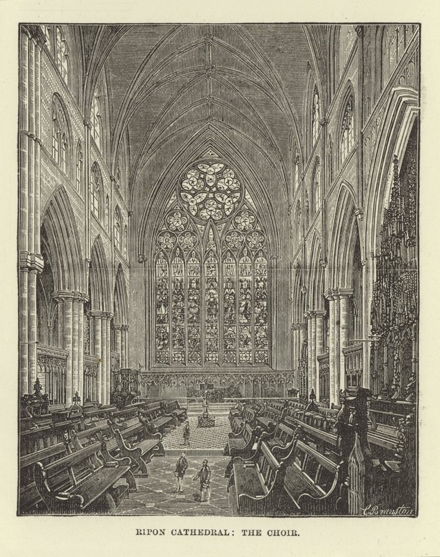 Ripon katedral, koret av English School