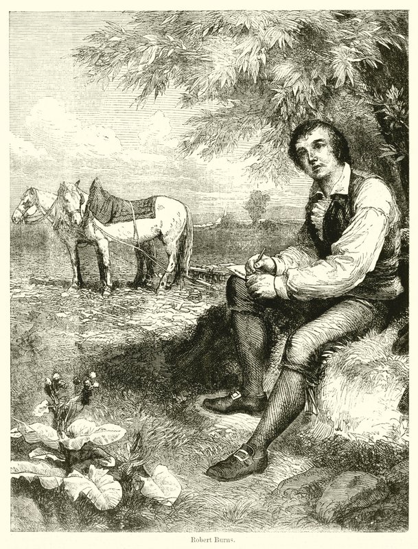 Robert Burns (gravering) av English School