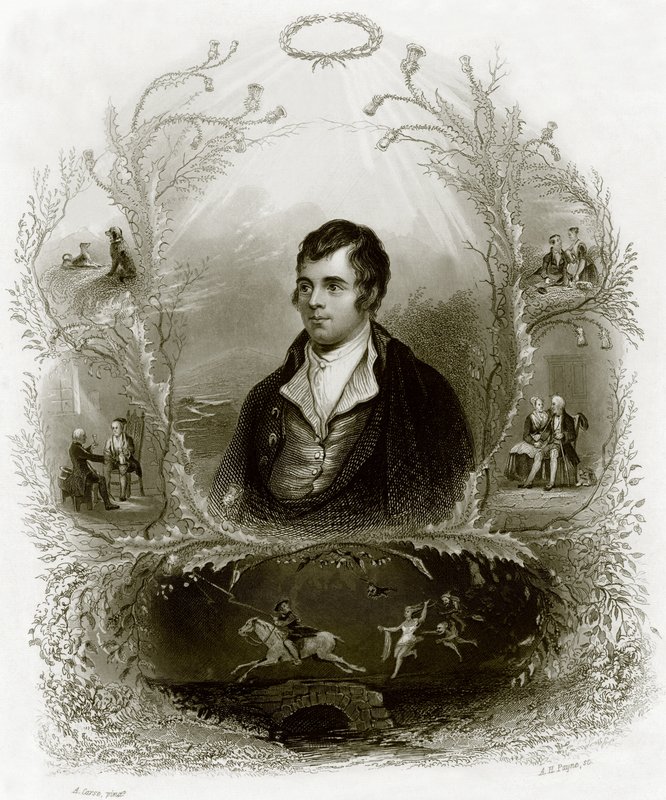 Robert Burns av English School